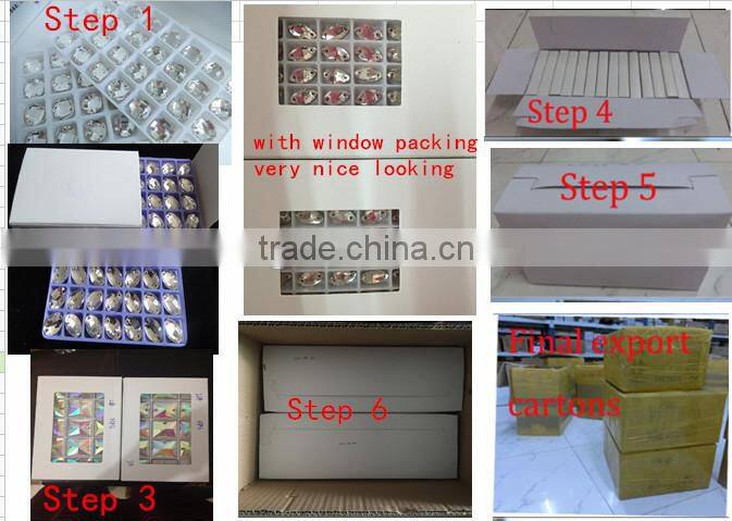 High quality low defect 18mm round shape crystal AB sew on crystal stone