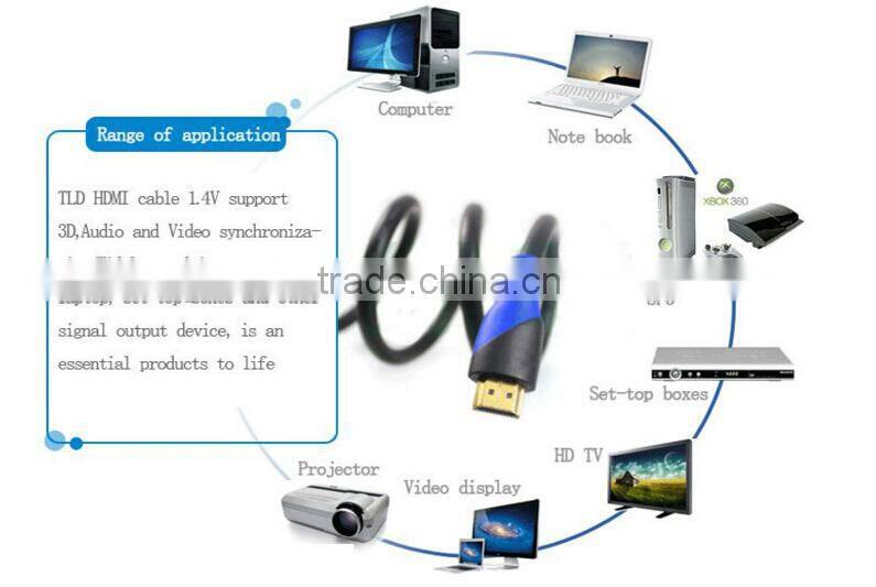 HDMI CABLE MADE IN CHINA MALE TO MALE GOLD PLATING