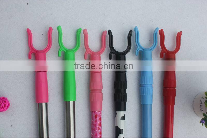 Market hot saling Cloth hanger fork with telescopic handle