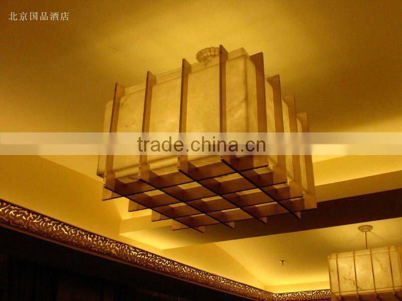 Hotel Wall Decorations Faux Alabaster Stone