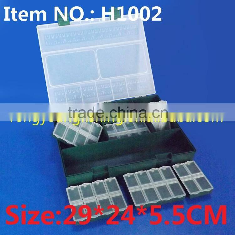H1002 29*24*5.5CM Carp Fishing Box Plastic Box