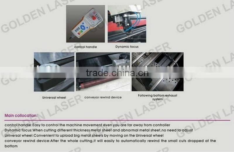 2mm Aluminum Mild Steel Laser Cutting Machine 8ft X 4ft Working Table