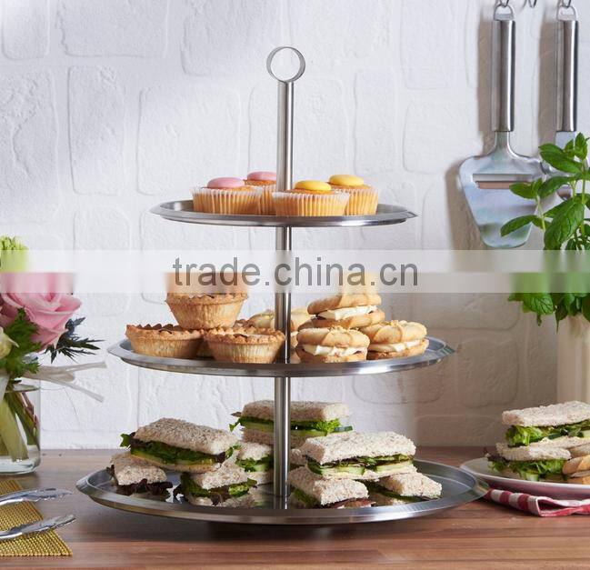 cake/fruit set by restaurant home with Stainless Steel