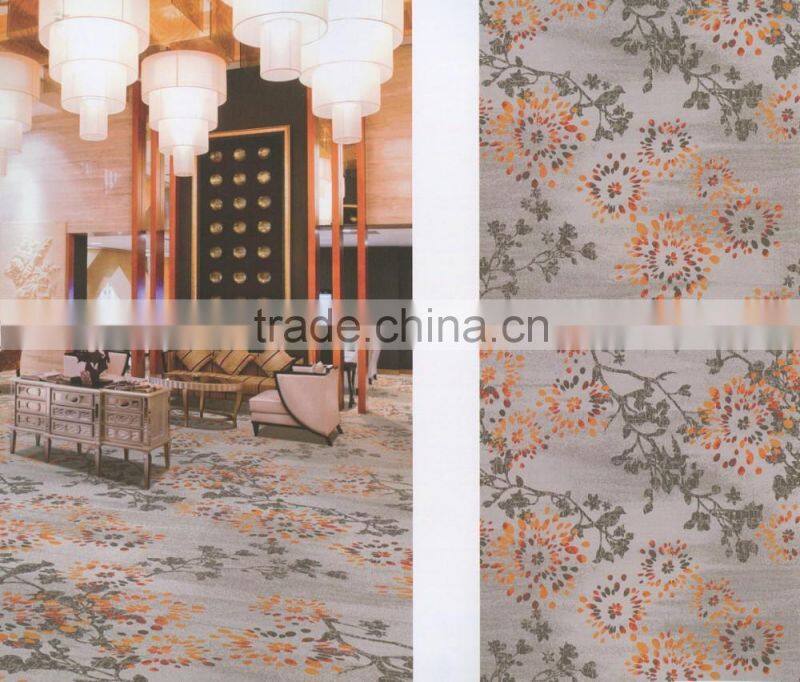 Modern Floral Design Wall to Wall Floor Axminster Carpets