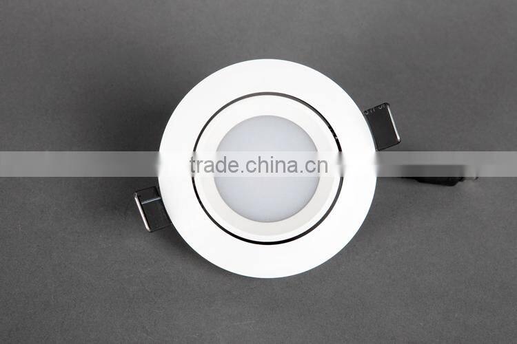 5w recessed led spot light with adjustable and non-adjustable for your option