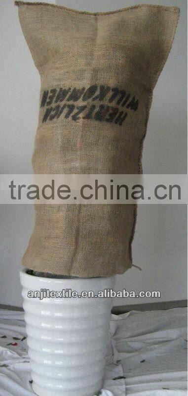 natural jute fabric/hot printed burlap ribbon