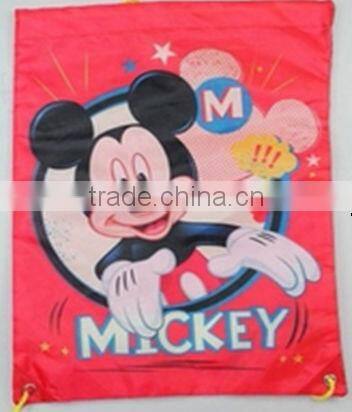 210D Polyester Children Animal Drawstring Bag