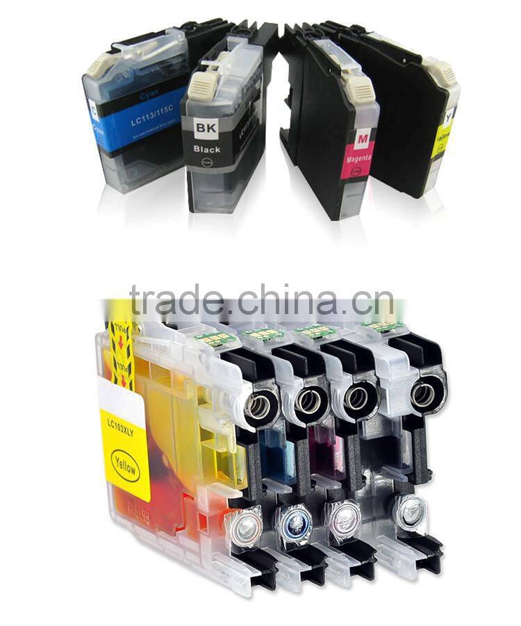 Compatible ink cartridges for Brother LC103 suitable for ptiners Brother MFC-J4510DW
