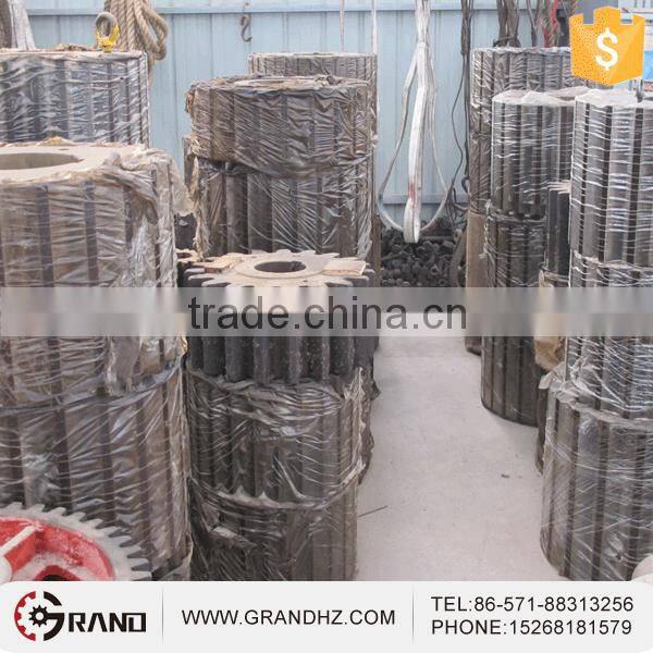 Steel casting small gear for cement machinery