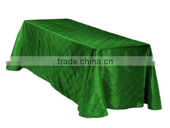 Rectangle Taffeta Tablecloth,Pintuck Tablecloth,Tablecloth Overlay