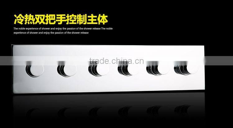 LABRAZE LE800600 shower panel with LED light and thermostatic faucet