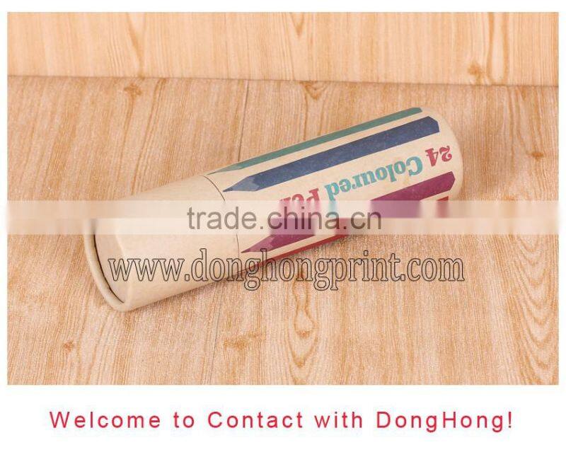 Recyclable kraft paper cardboard tube packaging
