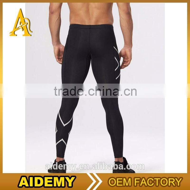 wholesale long running tights nylon spandex sport compression leggings pants