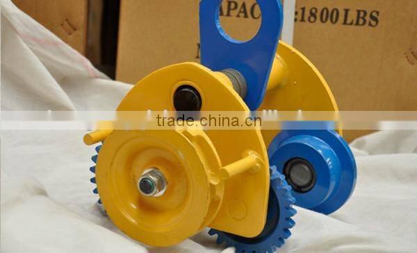 GCT series plain trolley, chain hoist trolley