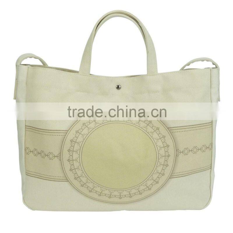 Ningbo Ronhon Premium Gift Bags Canvas Shoulder Messenger Large Size Shopping Bag