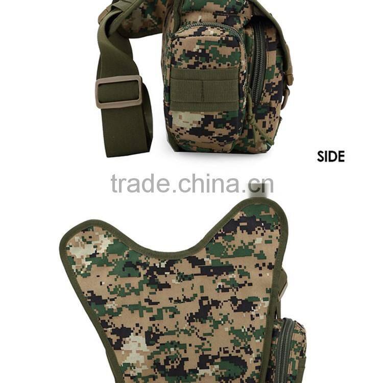 Outdoor travelling bag 800D army camouflage camera shoulder bag