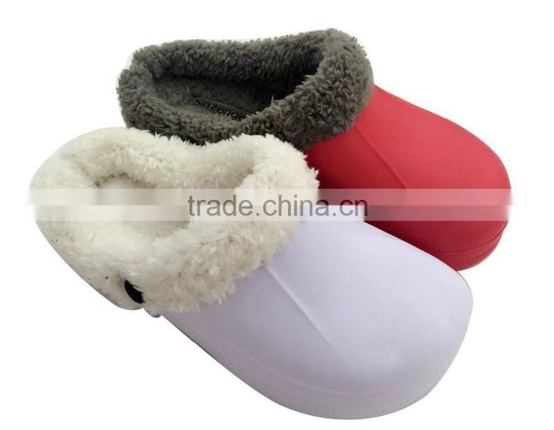 indoor winter slipper shoes with fur