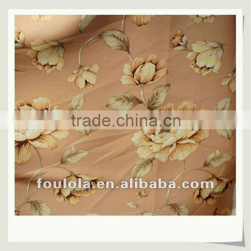 100% Polyester Yarn Printed Anti-fire Curtain Fabric