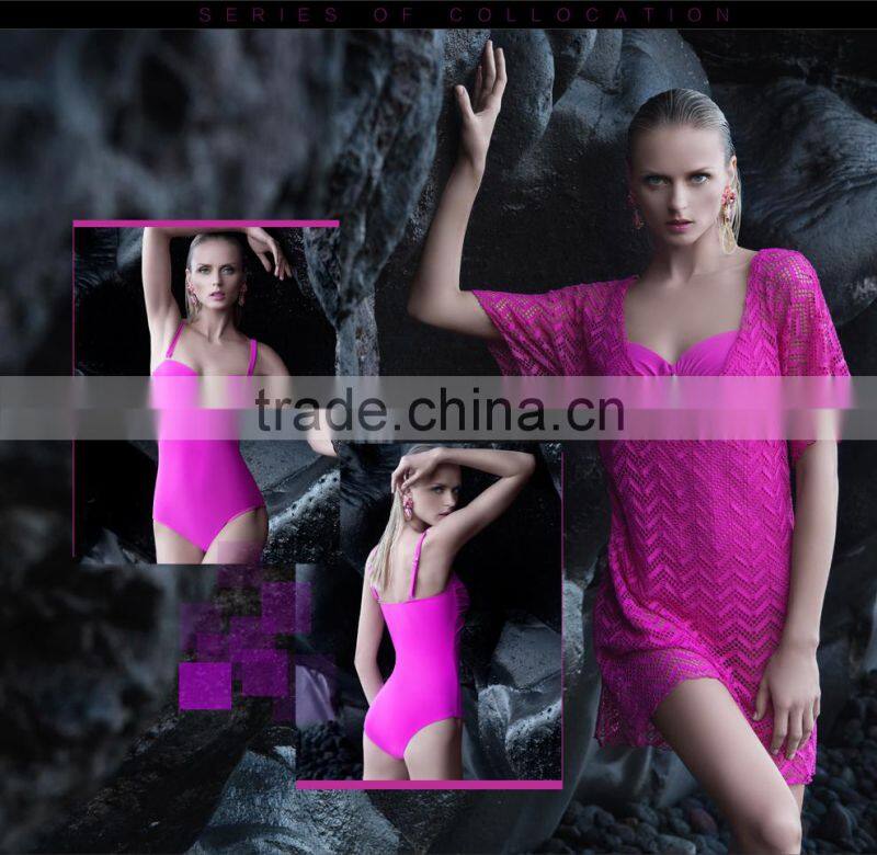Balneaire Queen 2016 new arrival pink sexy beach dress