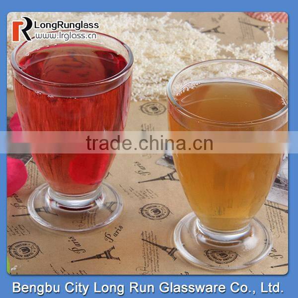 LongRun 258ml clear transparent glass red wine galss mug drinking coffee glass cup wholesale