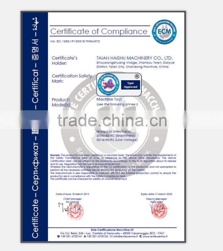 double chuck lathe CKG245A large diameter pipe threading machines/pipe cutting machines