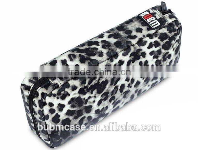 64 Capacity Leopard Grain PU Leather Cover CD DVD Bag CD DVD Storage Bag CD-ROM Package Car Disc Package