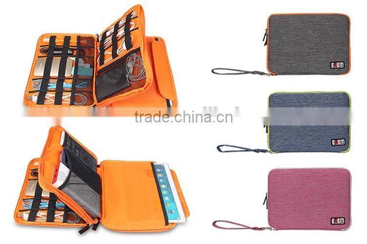 WHOLESALE BUBM Nylon cable organizer case headphones usb organiser bag