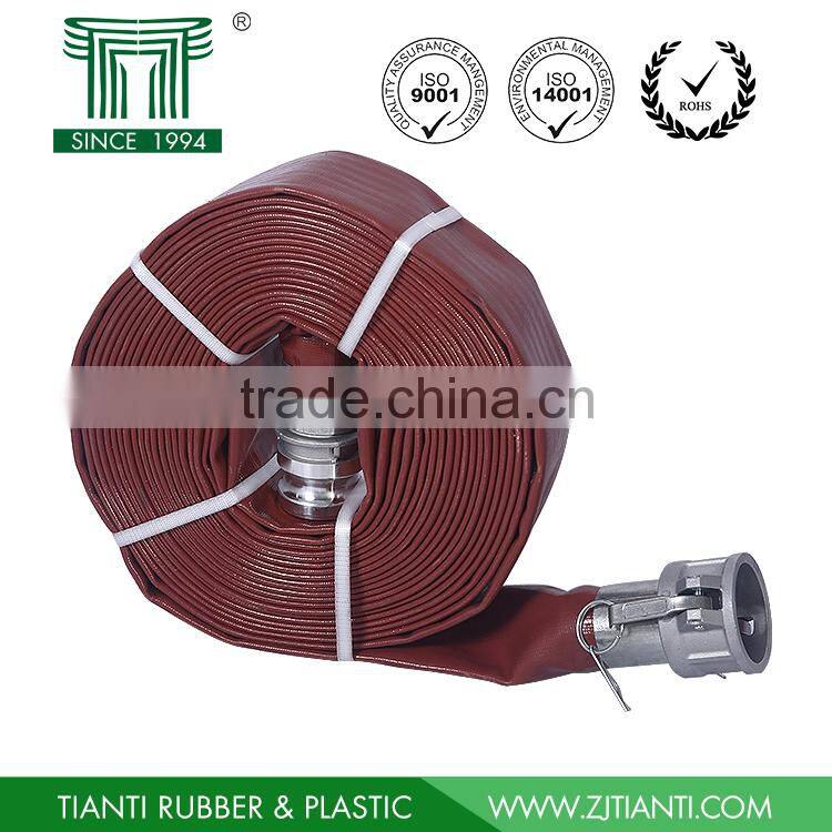 2 Inch New Water Discharge Hose Heavy Duty Agriculture Irrigation PVC Layflat Hose