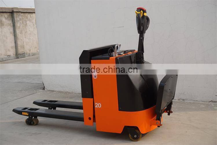 1t simple operation battery operated powered mini electric pallet truck