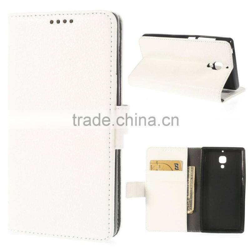 Magnetic Litchi Grain Wallet Leather Flip Case for Xiaomi Red Rice Hongmi / Hongmi 1S
