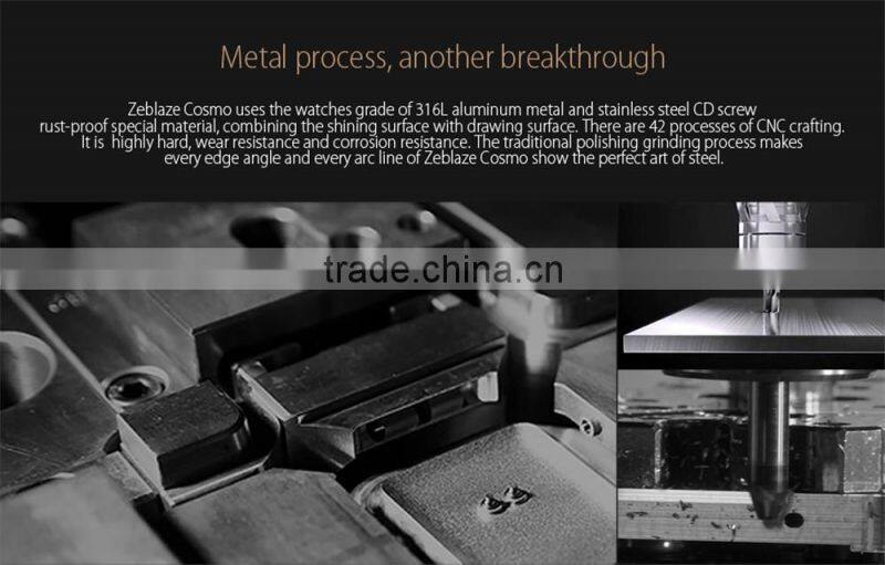 2016 newest Zeblaze cosmo smart watch MTK 2502C (Nucleus system)