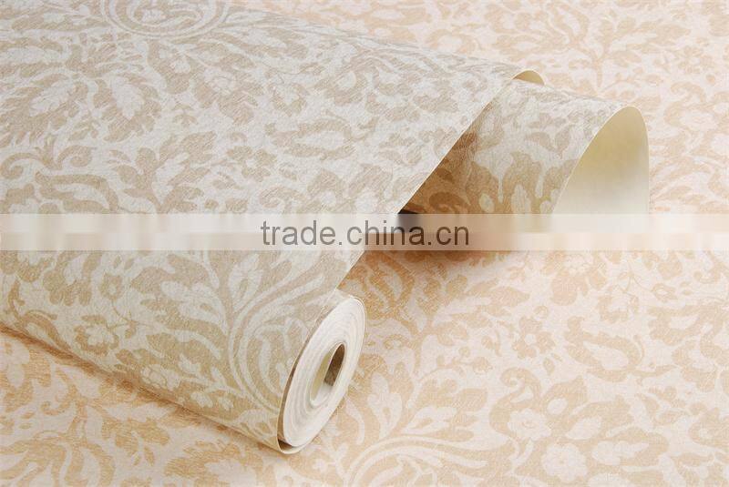 fashion wallpaper plastic walls paper in china