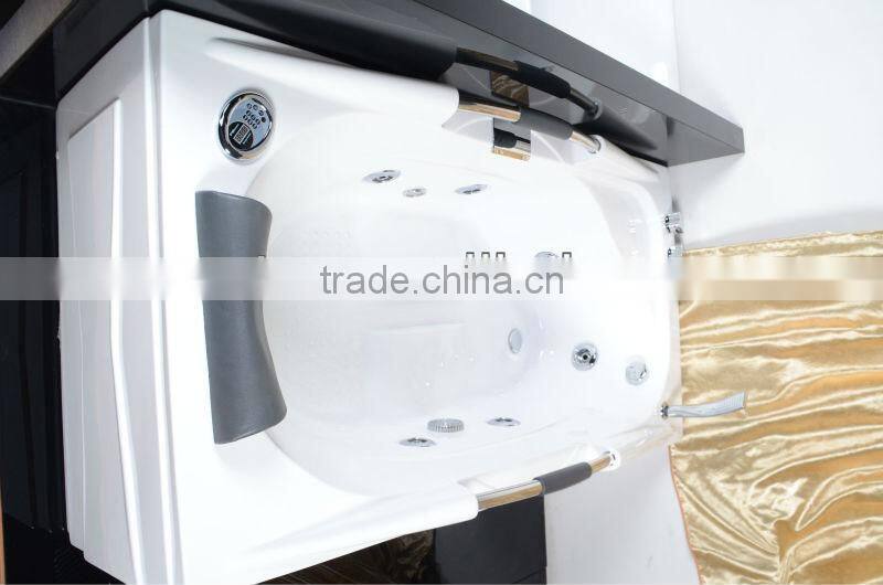 Wall Mounted Whirlpool Bathtub 1500*850*580mm