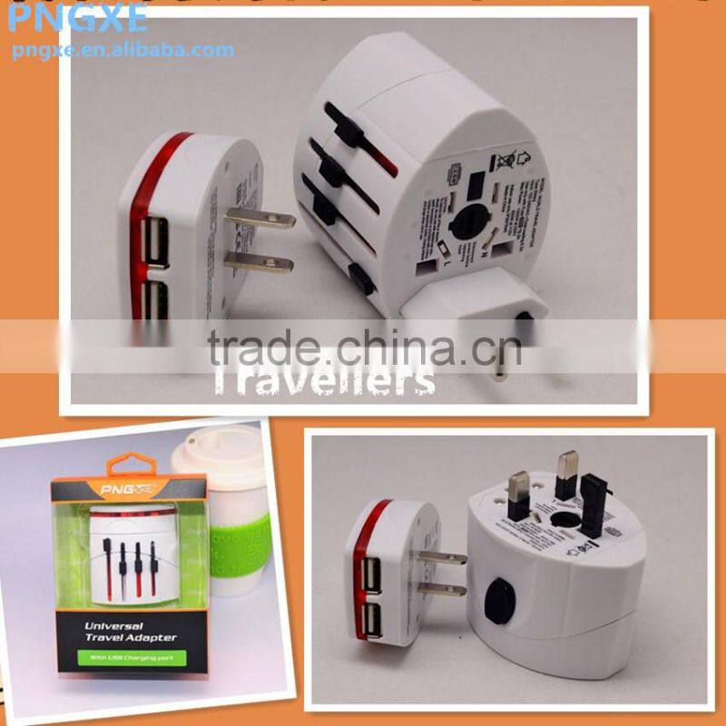 PNGXE LED light Charger adapter multi plug socket AC/DC power adapter AD-113
