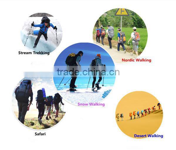 Adjustable outdoor for mountian climbing hiking stick