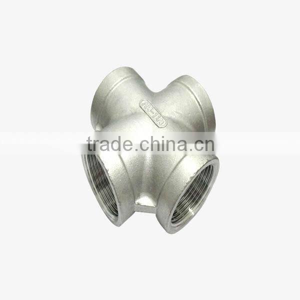 stainless steel cross NPT DIN PT PS