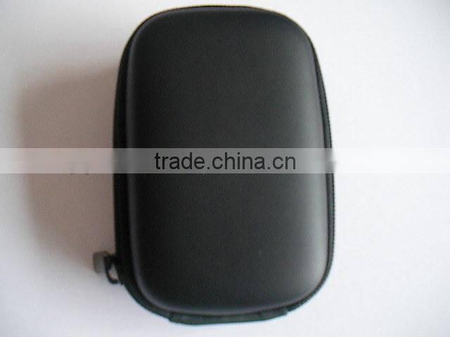 New Hard black pu leather printin logo eva professional camera cases