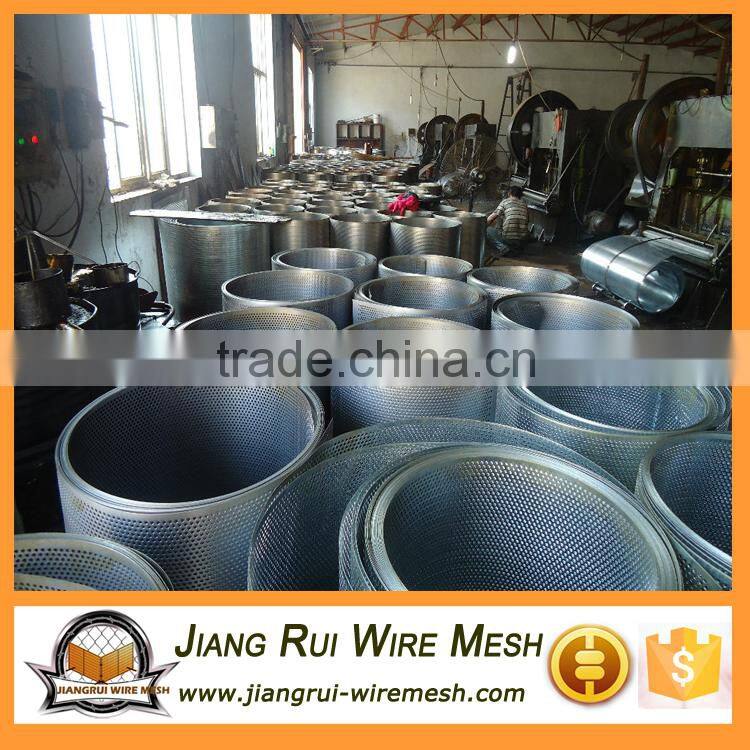 Decorative facade panel perforated metal mesh