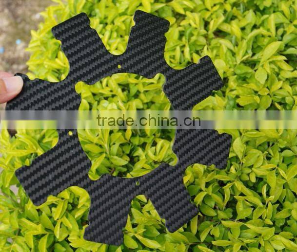custom cnc cutting carbon fiber plates for rc cars or drones