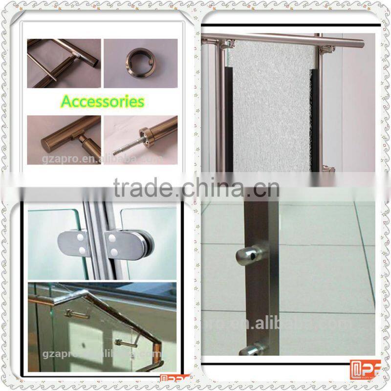 Outdoor stainless steel railing, stainless steel balcony railing designs