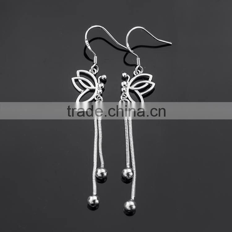 2015 new trend tassel earrings ! 18k gold hoop earrings !