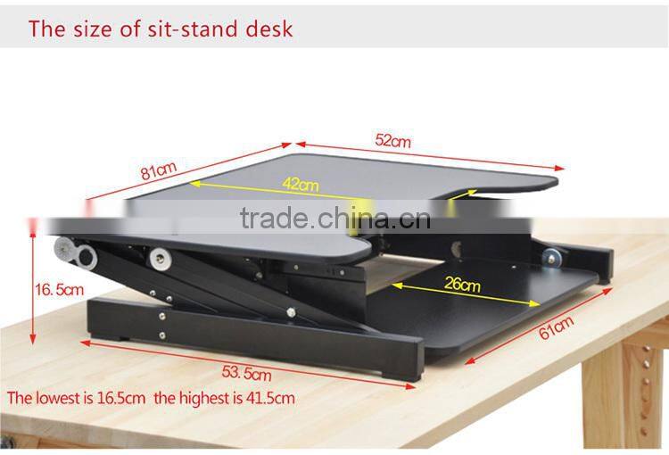 Adjustable computer desk,standing desk,sit to stand desk