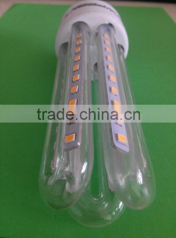3U Shape LED Bulb Corn Light Energy Saving CFL LED Lamp Epistar LED Chip 100lm/W, 360 Degrees CE RoHs UL Certified