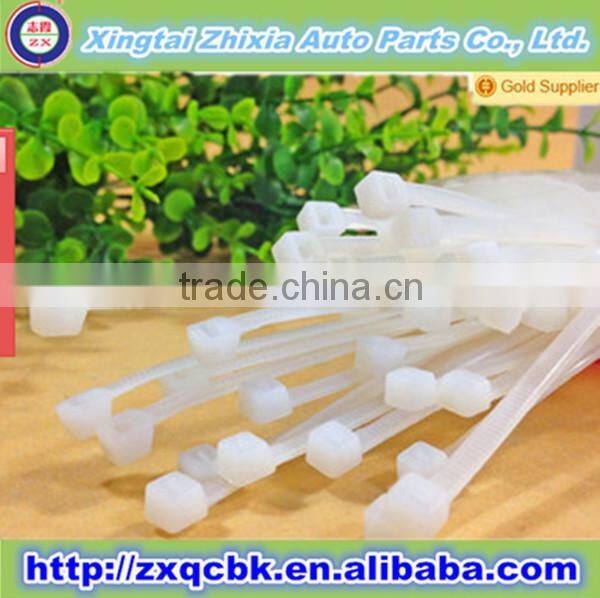 Made at XINGTAI ZX good performance China Cable Ties/cable ties plastic black/stainless steel cable tie