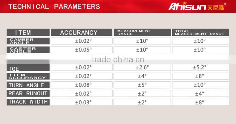 bluetooth laser ccd truck wheel alignment machine factory price