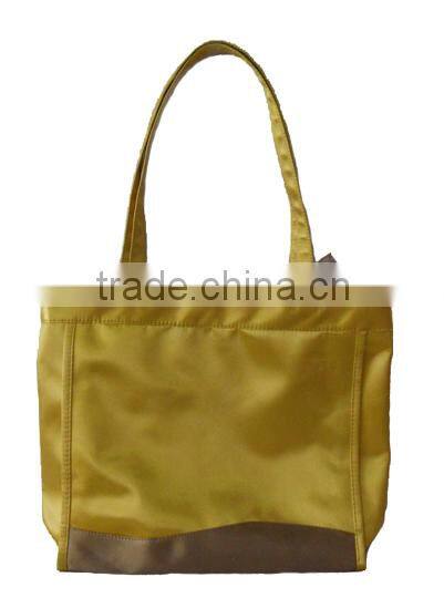 Fashion Satin beach bag with bow-tie for gift