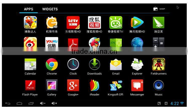 Quad core internet tv box android 4.2