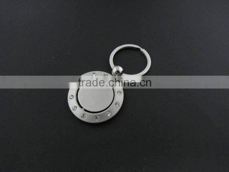 globe shaped spinning metal keychain ,earth shaped keychain,keychain holder