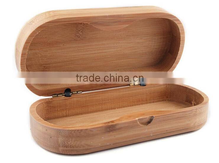 birch wood Material and original birch wood Color bamboo box /sunglass bamboo boxes