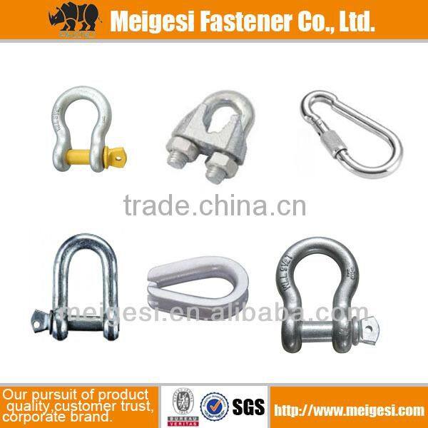 US type drop forged wire rope clips rigging hardware